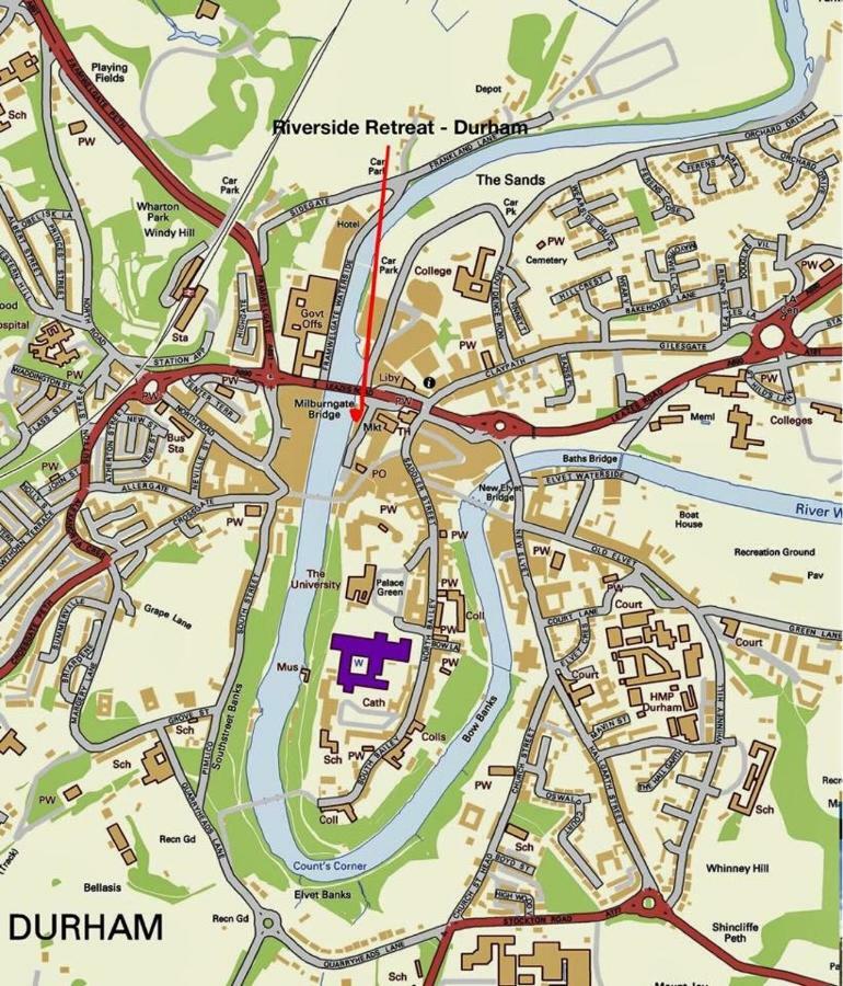 Riverside Retreat - Durham Eksteriør billede